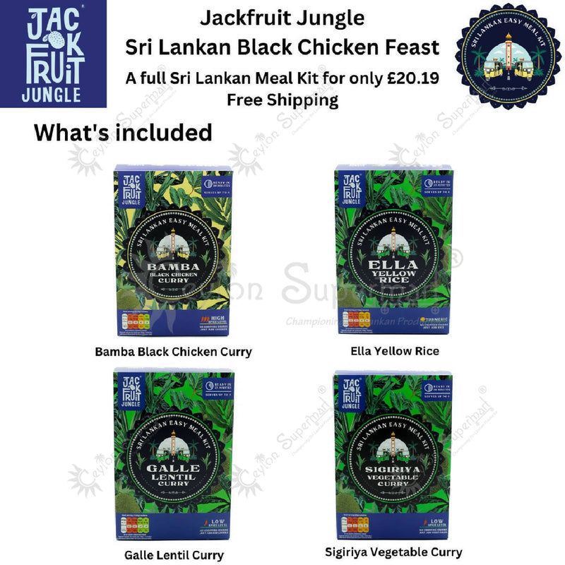 Jackfruit Jungle Sri Lankan Black Chicken Feast Easy Meal Kit