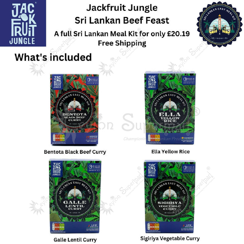 Jackfruit Jungle Sri Lankan Beef Feast Easy Meal Kit