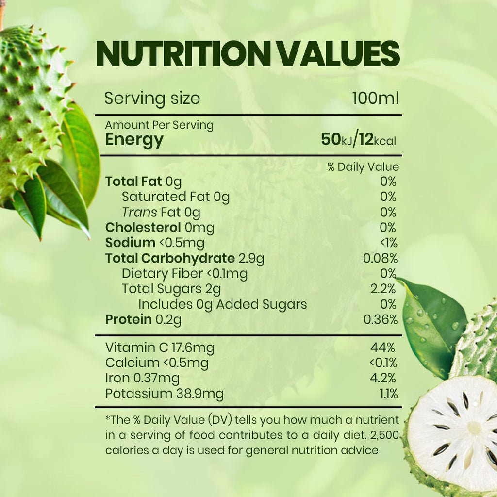 OORG Pure Soursop | Graviola Juice 250ml | 6 Pack