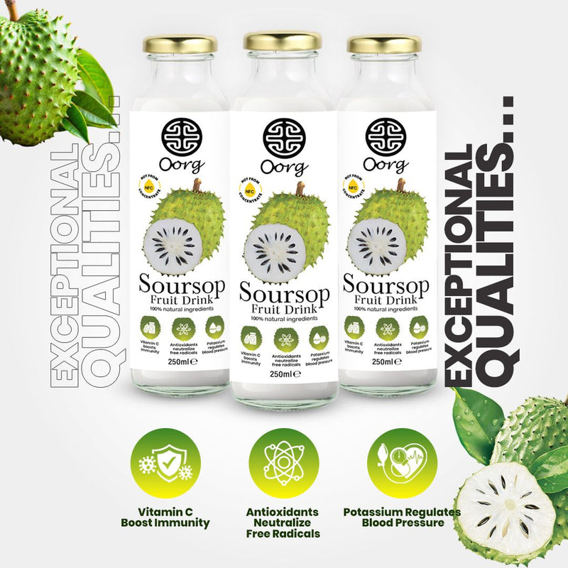 OORG Pure Soursop | Graviola Juice 250ml | 6 Pack