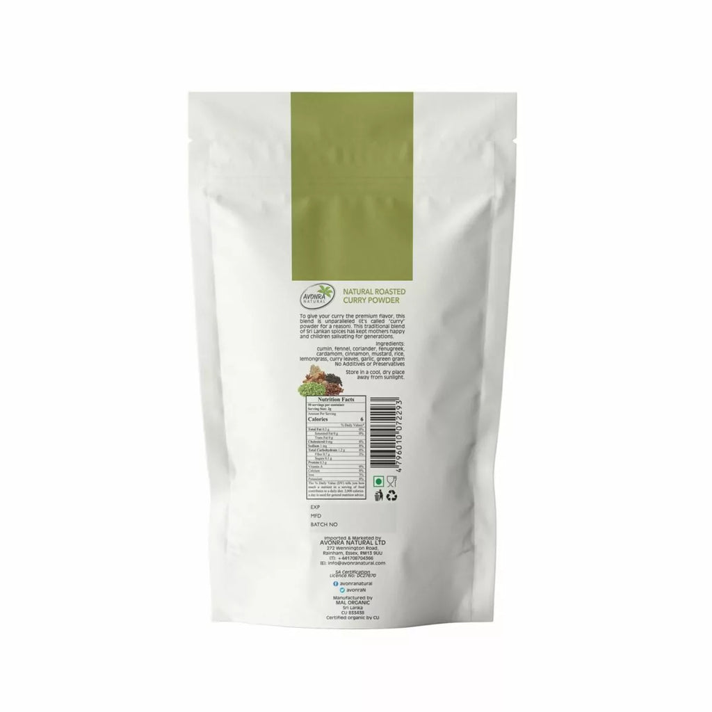 Natural Roasted Curry Powder: 100g