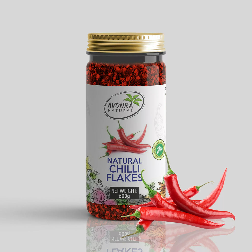 Natural Chili Flakes: 600g