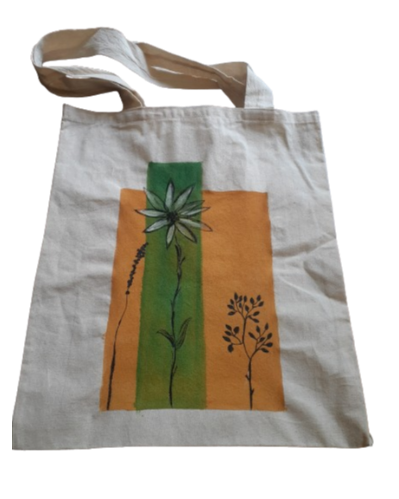 SV Eco Products Hand Painted Tote Bag