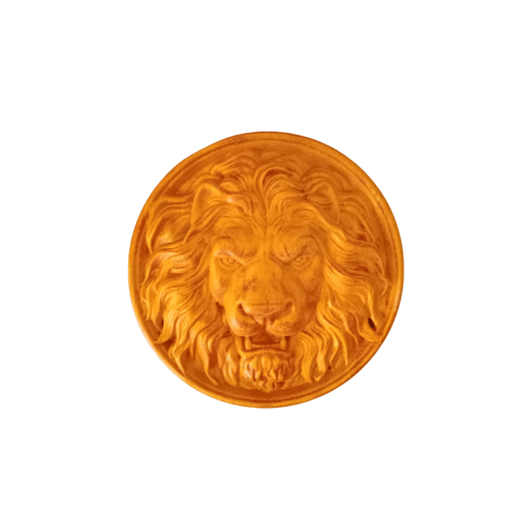 Lion Face – Wooden Wall Art