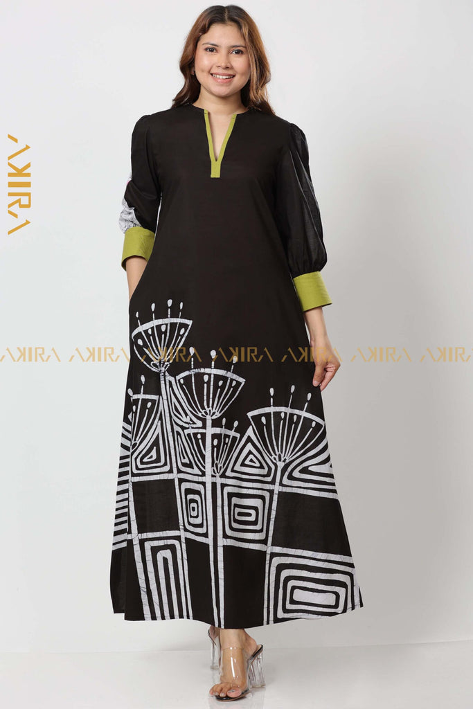 Tindra Designer Batik Dress