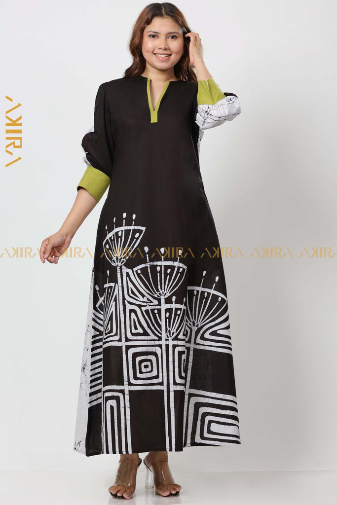 Tindra Designer Batik Dress