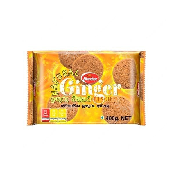 Buy Munchee Ginger Biscuits, 400g from Ceylon Supermart in the UK & Europe