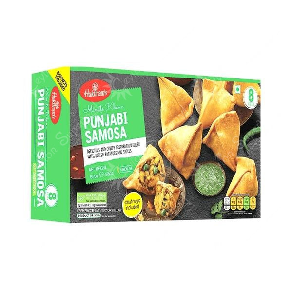 Buy Haldiram's Frozen Punjabi Samosa with Chutney | 8 Pieces, 650g from ...