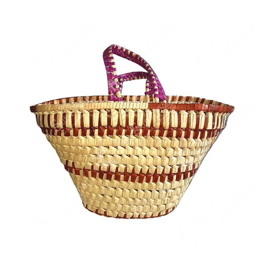 Rainbow Palmyra Shopping Basket | Sri fashion Lankan Eco Friendly Bag | Ceylon 100% Natural Bag